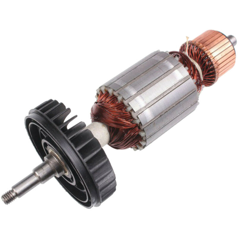 Image of Anker / Rotor / Motor Ersatzteil / Läufer / Kollektor / Polpaket mit Lüfter ersetzt 517828-4 516963-5 für Makita Winkelschleifer wie GA9030 GA7030