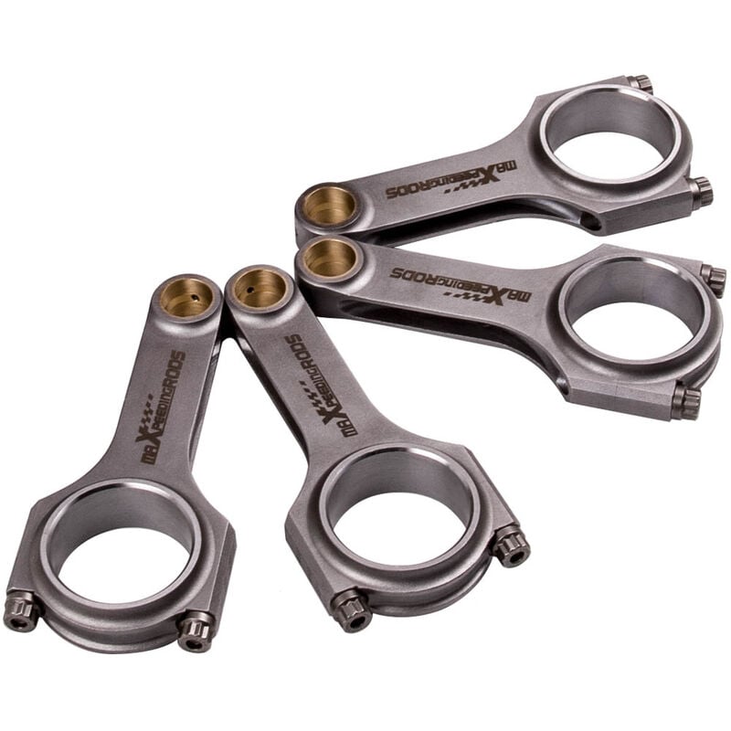 Image of 4340 Forged Steel H-Beam Connecting Rods For Ford Duratec 2.0 / Mazda mzr 2.04340 Forged Steel H-Beam Connecting Rods For Ford Duratec 2.0 / Mazda