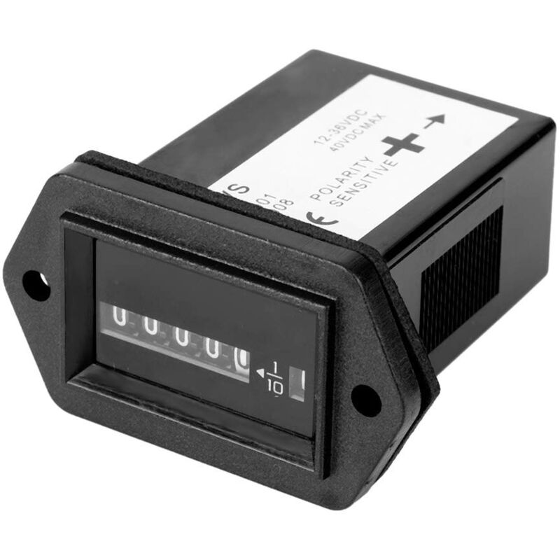 Image of DC12-36V Motorbetriebsstundenzähler Timer-Messgerät für LKW-Boot-Auto-Traktor - Jeffergarden