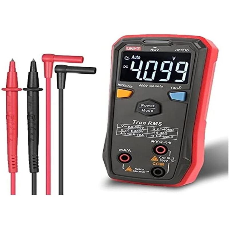 Image of Dolaso - Digital Smart Multimeter UT123D True rms ebtn Display dc ac Spannung Strom Tester Kapazität Meter Messgeräte