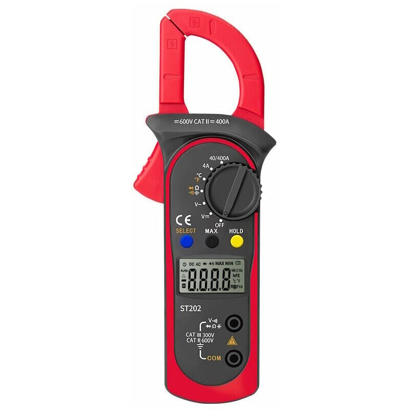 Image of Coocheer - Digitales Zangenmessgerät, automatisch messendes Multimeter und Voltmeter, Spannungsprüfermessung, Wechselstrom, Widerstand, Durchgang,