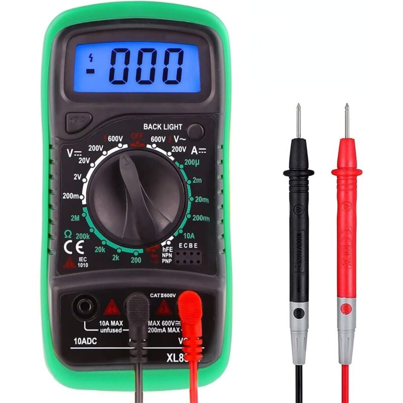 Image of Dolaso - Digitales Multimeter, Auto-Range-Multimeter, tragbarer Spannungsdetektor-Tester mit Hintergrundbeleuchtung, multifunktionaler elektrischer