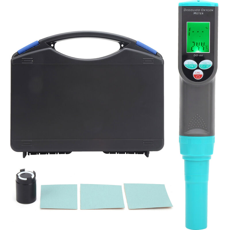 Image of Eosnow - DO-66 Messgert für gelsten Sauerstoff, tragbarer digitaler DO-Tester, Analysator für Aquakultur-Aquarien