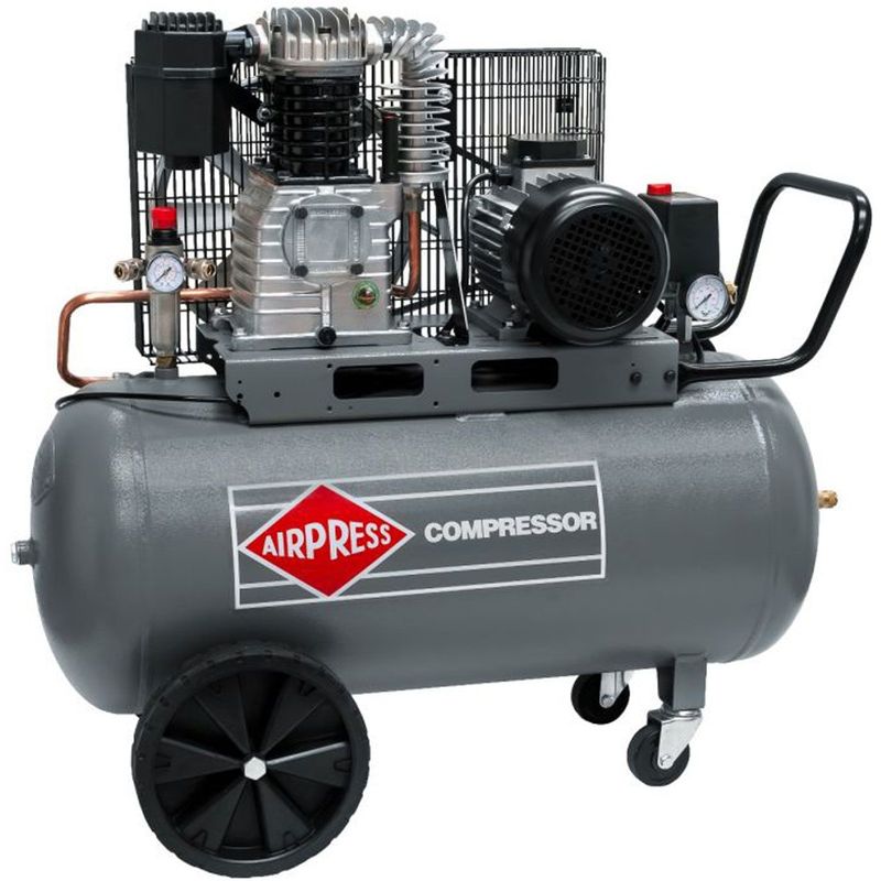 Image of Airpress® Druckluft- Kompressor 3 PS 2,2 kW 10 bar 100 Liter Kessel 400 V großer Kolben-Kompressor HK 425-100