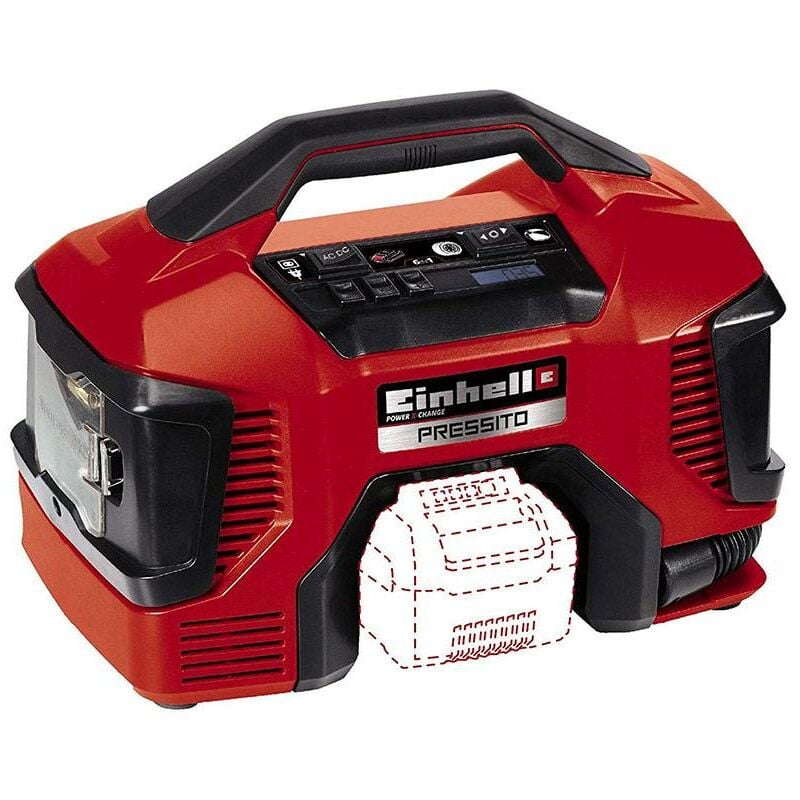 Image of Einhell - Akku-Hybrid-Kompressor pressito 11 bar, 96 l/min