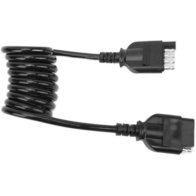 Image of Ej.life - 5-poliger Anhänger-Lichtkabelbaum-Verlängerungskabel-Buchsenstecker mit Robuster Konstruktion, Flexiblem 5-Fuß-Kabel, Plug-and-Play-Design