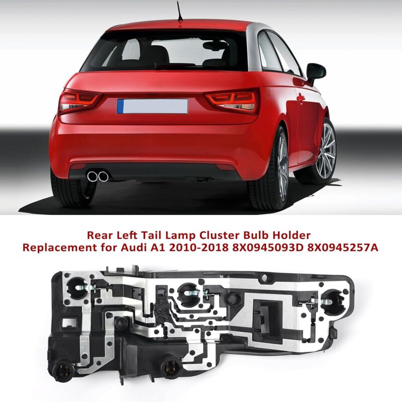 Image of Ej.life - 8X0945257A Lampenfassung hinten links, Ersatz kompatibel mit Audi A1 2010–2018 8X0945093D 8X0945257A