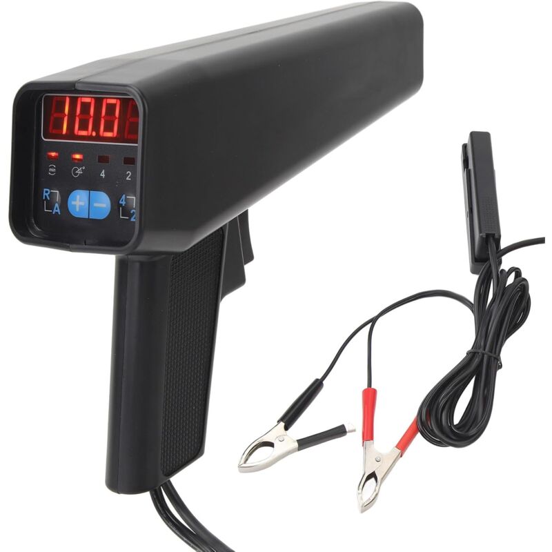 Image of Ej.life - 12V digitales Timing-Licht mit verschiebbarem Sensorclip – induktiver Benzinmotor-Zündspulentester, für Auto und Motorrad