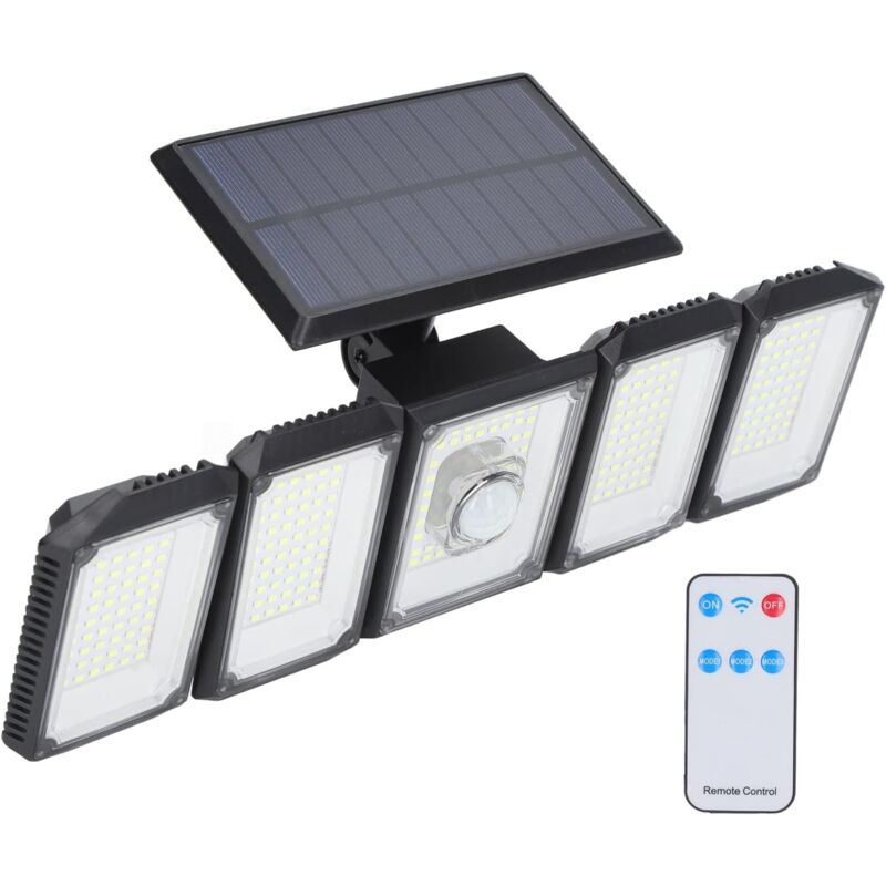 Image of Ej.life - Außen-Solarlampe, Außen-Solarleuchte mit Bewegungsmelder 300 led, IP65 wasserdichter Außen-Solar-Flutlicht