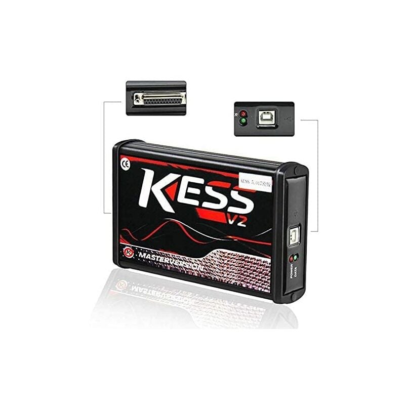 Image of Ej.life - Auto-ECU-Diagnosescanner-Tool, Kess V2 V5.017 ECU-OBD2-Programmiertool, einzelner Host