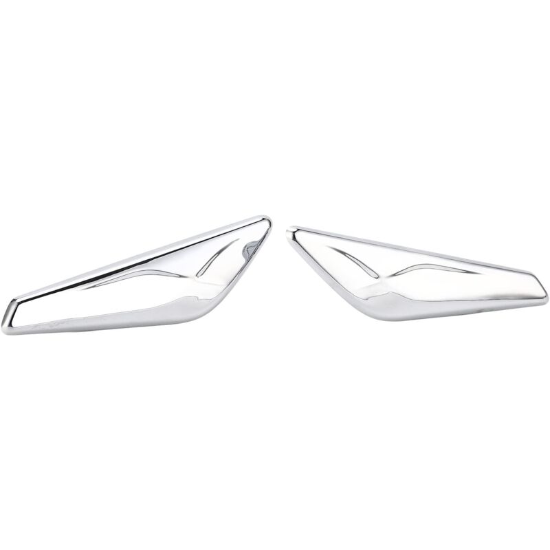 Image of Ej.life - Auto Front Fender Finisher Trim, 1 Paar Auto Front Fender Chrome Finisher 51117338569 Ersatz für X3 X4 F25 F26 2013-2017