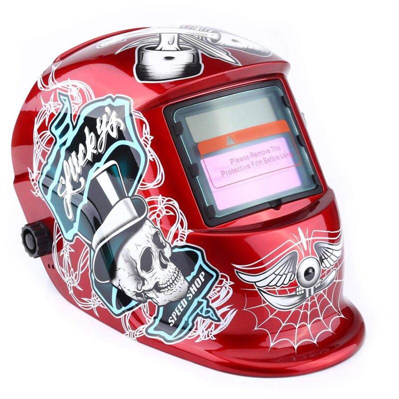 Image of Ej.life - Automatik Schweißhelm, Farbe Solarbetriebener Schweißhelm mit automatischer Verdunkelung und automatischer Schweißschutz für mehr tig mig