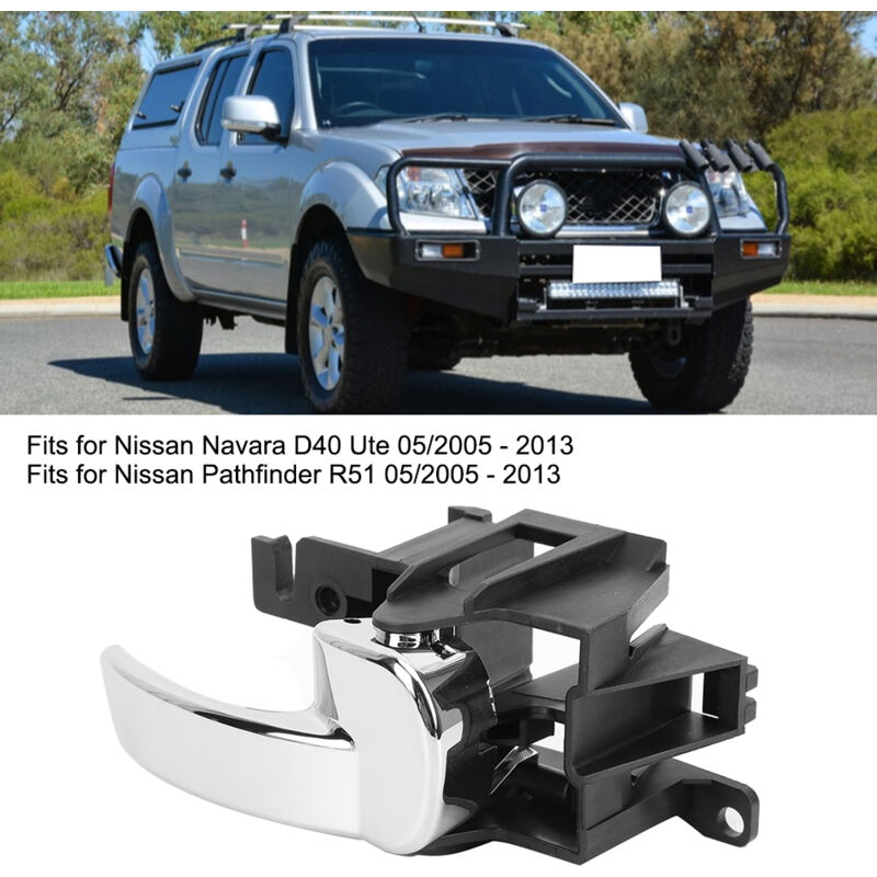 Image of Autotürgriff 80670-4X02B Auto-Innentürgriff Vorne Hinten Rechts für Nissan Navara D40 Ute Pathfinder R51 2005 2006 2007 2008 2009 2010 2011 2012 2013