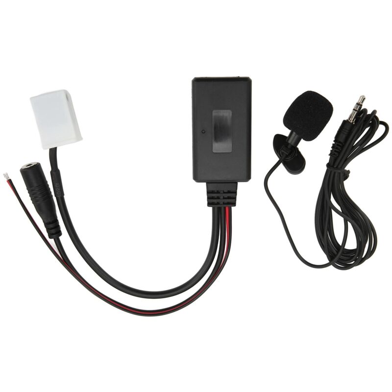 Image of Ej.life - Bluetooth Audio Kabel, 12Pin Autoradio RD4 Bluetooth Musik Aux Audio Kabel Adapter Ersatz für Citroen C2 C3 C4 C5 C6 C8(Mit Mikrofon)