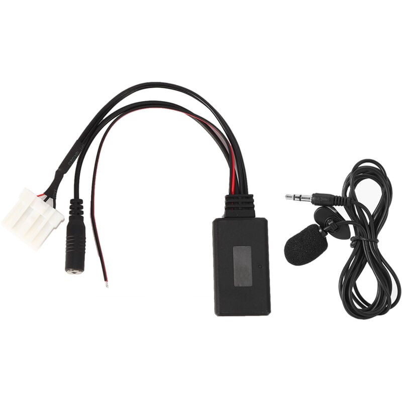 Image of Dioche AUX-IN-Kabeladapter, AUX-IN-Kabel Adapter Auto Bluetooth 5.0 Mikrofon Fit für Mazda 2 3 5 6 Rx8 - Ej.life