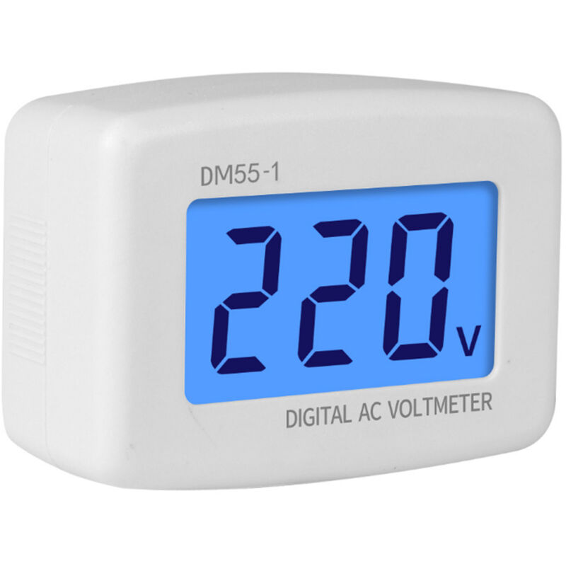 Image of DM55-1-EU Digitales AC-Voltmeter Hochgenaue Haushaltsgeräte EU-Stecker 230V 50Hz - Ej.life