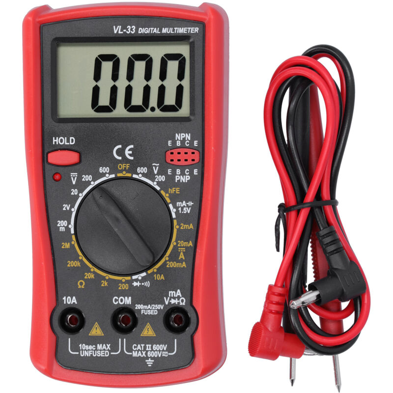 Image of Ej.life - Elektronisches Multimeter, Schalter und Steckdosen Sonstige Schalter und Steckdosen und Zubehör lcd Digitales Multimeter für