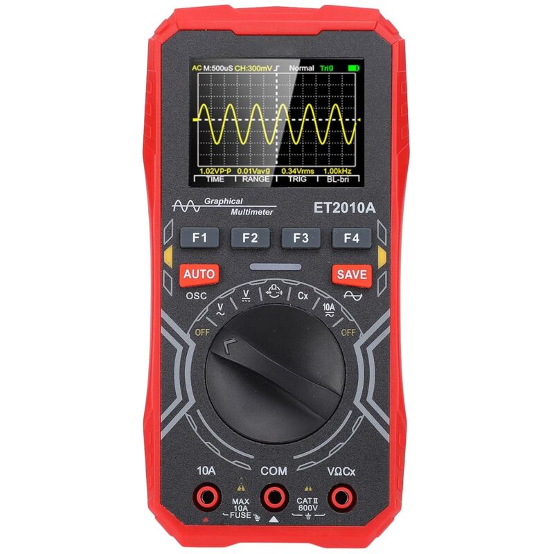 Image of Ej.life - Handheld 2-in-1-Multimeter, digitales Oszilloskop, 2,5 Msps Abtastrate, 1 MHz Bandbreite, 2,4 Zoll