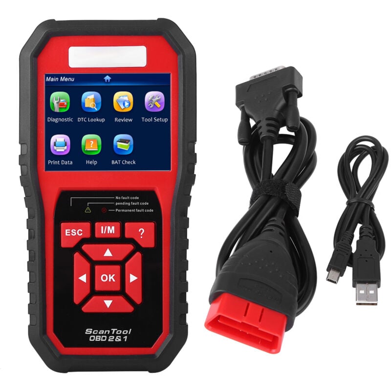 Image of Headerbs KW850 obdii OBD2 eobd Auto-Diagnose-Scanner-Tool Fehlercodeleser - Ej.life