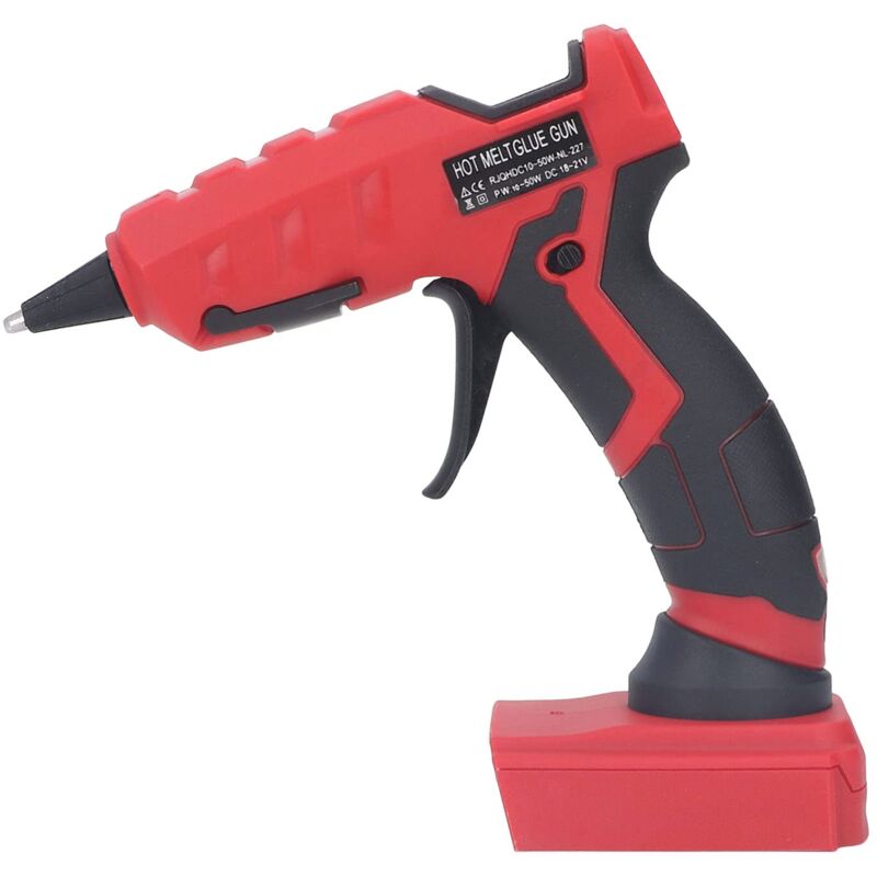 Image of Ej.life - Hot Melt Glue Gun, abs Schnelle Heizung Schnurlose Hot Melt Glue Gun 10-50W für Heimwerkerreparaturen