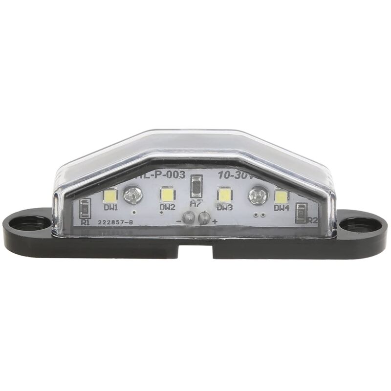 Image of Ej.Life Kennzeichenbeleuchtung, wasserdicht, Kennzeichenbeleuchtung, 4 LEDs, 10, 30 V, IP67, langlebig, wasserdicht, für Anhänger, RV, Van, LKW