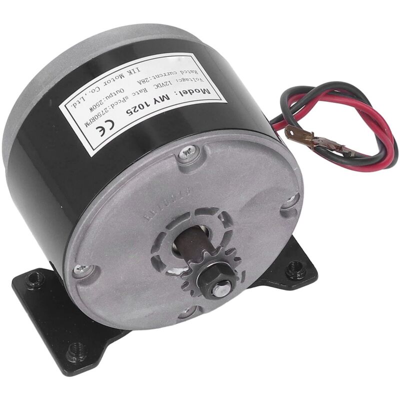 Image of Ej.life - MY1025 12V 250W Gebürsteter DC-Motor Aluminium-Hochleistungs-Hochgeschwindigkeits-Elektromotor für Elektroroller