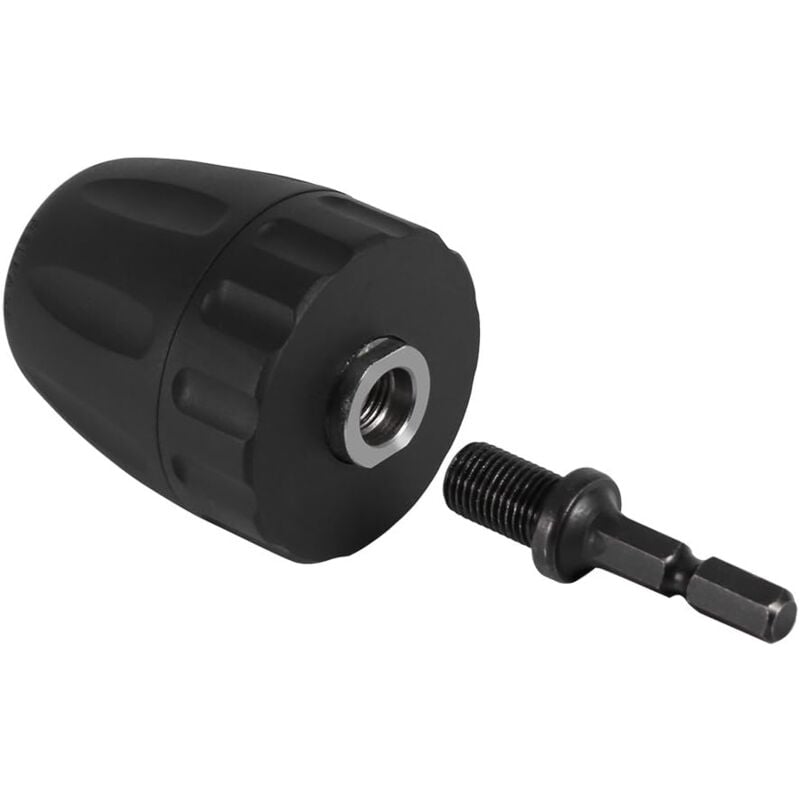 Image of Ej.life - Schnellwechsel-Adapter für Mini-Bohrfutter-Adapter, 3/8-24UNF, 0,8-10 mm Gewinde, mit 1/4-Zoll-Sechskantschaft-Stangenadapter w