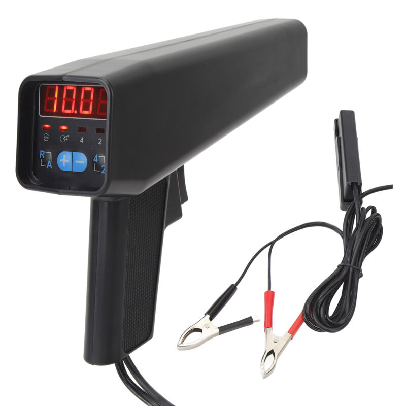 Image of Eosnow - 12V digitales Zündzeitpunktlicht, induktives Benzinmotor-Timing-Lichtwerkzeug mit Schiebesensor-Clip für Auto, Motorrad, Marine