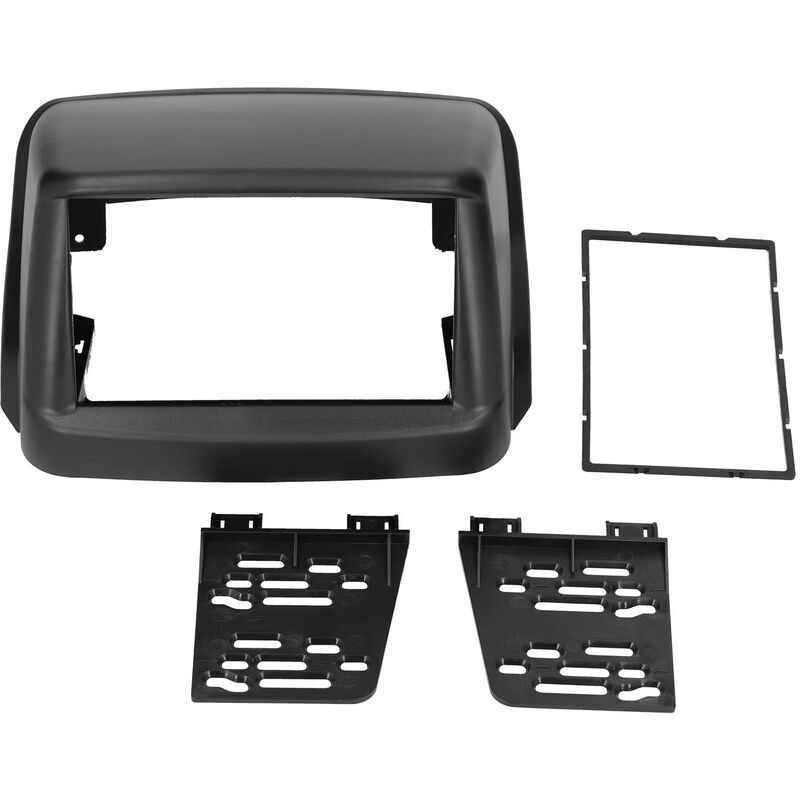 Image of 2Din 7in Radio Fascia dvd Audio Player Navigation Panel Rahmen Passend für Fiat Doblo 2002-2017 - Eosnow