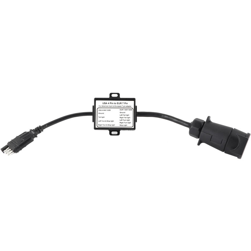 Image of Eosnow - Anhängerstecker-Lichtkonverter usa 4 Pin auf eur 7 Pin Adapter Stopp-/Bremssignaltrennung