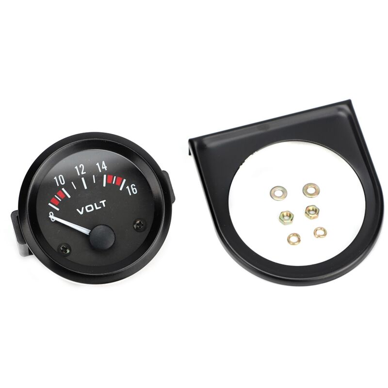 Image of Auto Universal 12V Voltmeter 52mm/2in Spannungsmesser Messgert 8-16V BX100007 - Eosnow