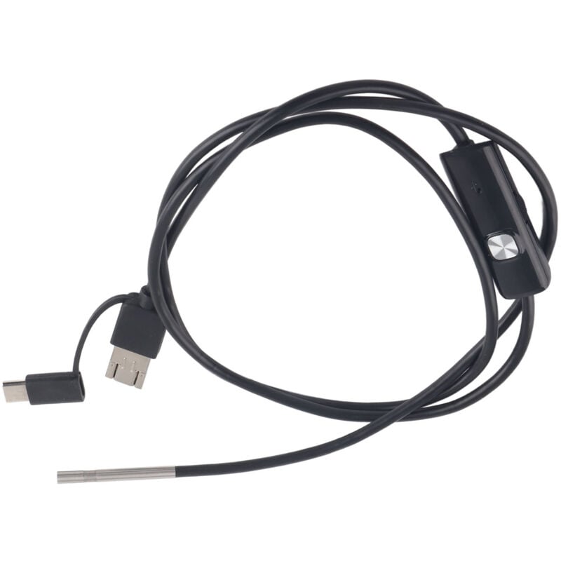 Image of Eosnow - Drei-in-Eins-Typ-C-USB-Android-Handy-Endoskop, 3,9 mm hochauflösendes, wasserdichtes Handy-Endoskop mit direktem Anschluss, 1 Meter weiches