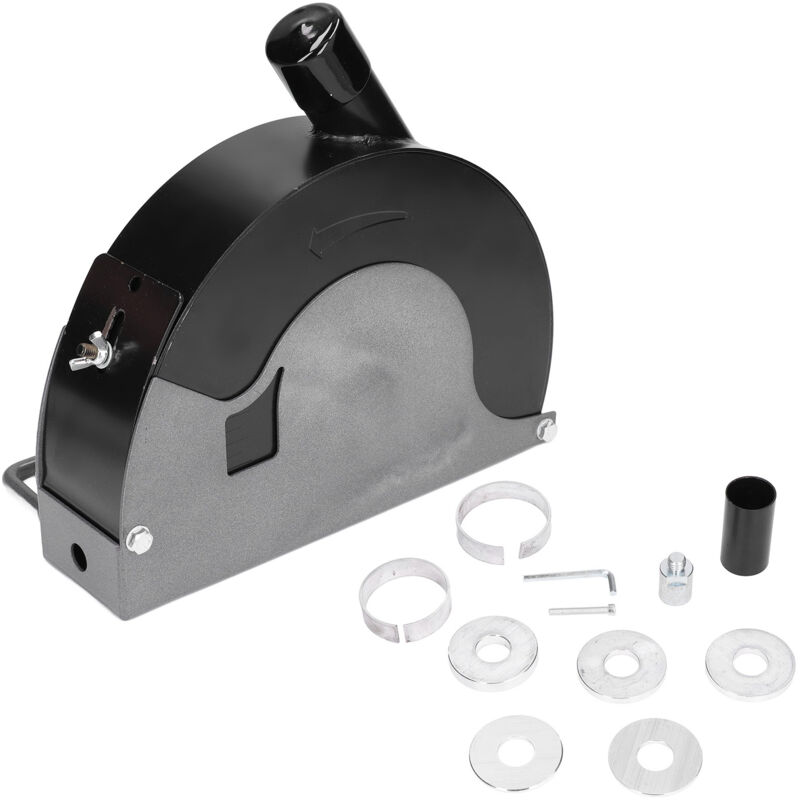 Image of Eosnow - Q-230F 9-Zoll-Winkelschleifer-Schneidstaubschutz für 230 Doppelsägeblatt-Schlitzen, Trockenschneiden