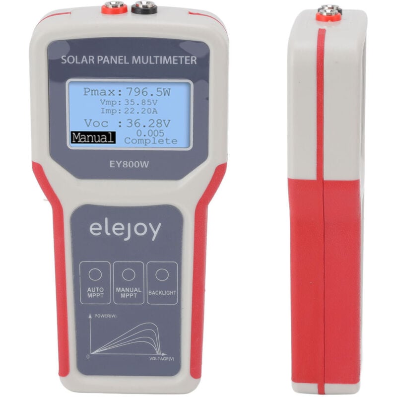 Image of Eosnow - Solarpanel-Tester, multifunktionales LCD-MPPT-Solarpanel-Multimeter für Photovoltaik-Panel