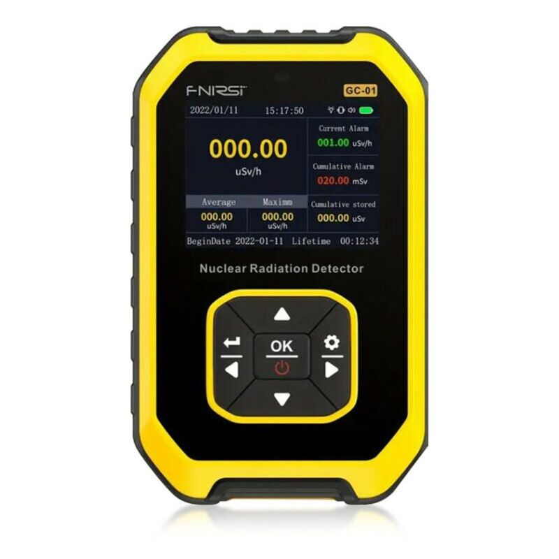 Image of GeigerzählerGeigerzähler-Nuklearstrahlungsdetektor – Strahlungsdosimeter mit LCD-Display, tragbarer, wiederaufladbarer Beta-Gamma-Strahlungsmonitor,