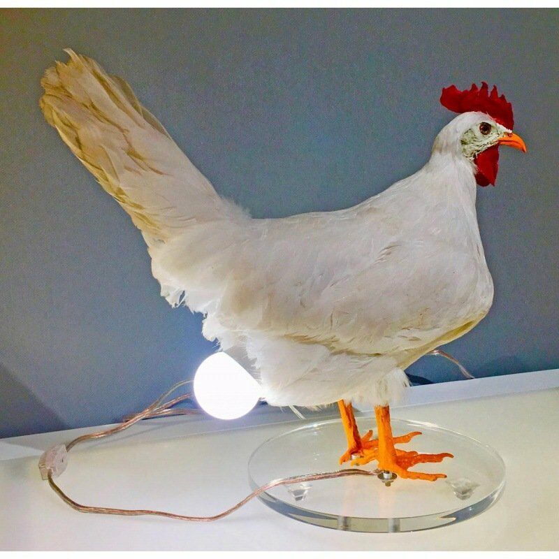 Image of Huhn LED-Ei-Lampe Nachtlicht Präparatoren Ei Schreibtischlampe Ulisem