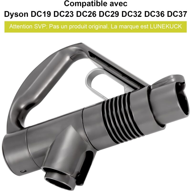 Image of Handgriff Griff mit 2 Stücke Reinigungsbürste Ersatz für Dyson DC19 DC23 DC26 DC29 DC32 DC36 DC37 DC46 DC52 Staubsauger