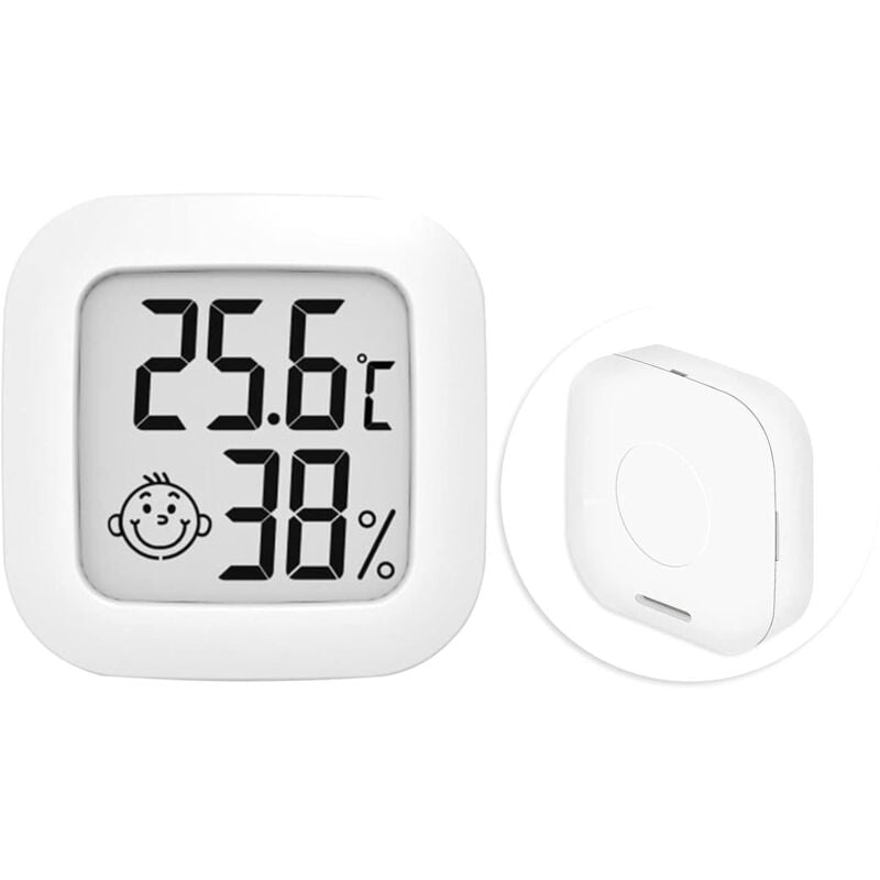 Image of Innenthermometer Innen-Hygrometer, Mini-Hygrometer, digitales Außenthermometer, Innenthermometer für Zuhause, Terrarium, Babyzimmer, Inkubator,