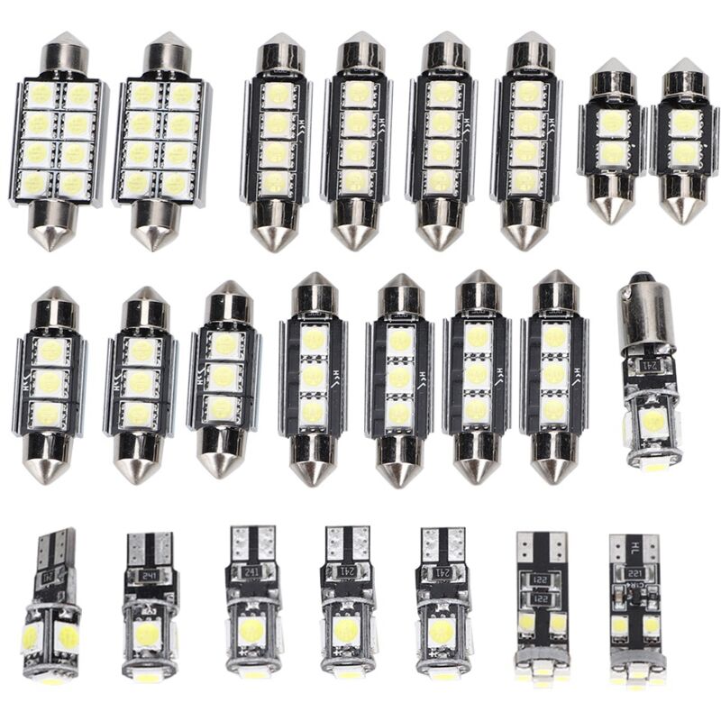 Image of 6500K 150LM 12V T10 smd led weiße Glühbirne für Auto-Leselampe (23 Stück) - Jeffergarden