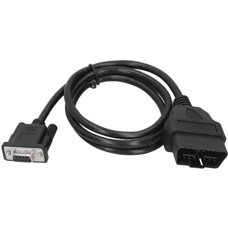 Image of 16Pin OBD2 zu RS232 DB9 Auto Diagnose Interface Adapter Verlängerung Kabel Stecker - Jeffergarden