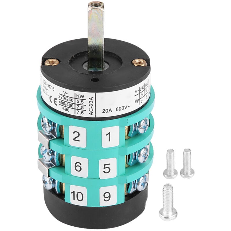 Image of 220V/380V Reifenmontiermaschine Motor Vorwärts-Rückwärts-Schalter Drehtisch-Pedalschalter 20A (a) - Jeffergarden