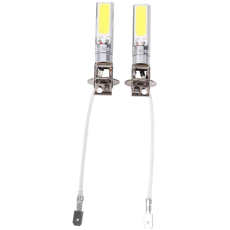 Image of 2Pcs H3 cob led Bright Xenon White 6000K Car Auto Fog Light Lamp Bulb 12V 10WAuto & Motorrad: Teile, Auto-Ersatz- & -Reparaturteile, Lichter &