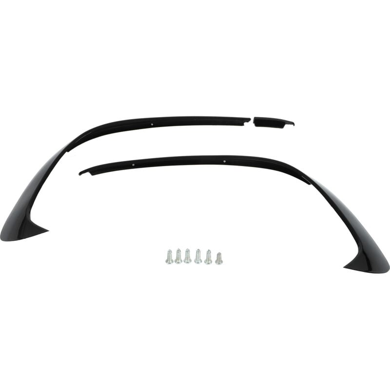 Image of 3 Stück glänzend schwarze Frontstoßstangen-Spoiler-Splitter-Verkleidung, Ersatz für Mercedes-Benz A-Klasse W176 AMG-Line A45 2015-2018 - Jeffergarden