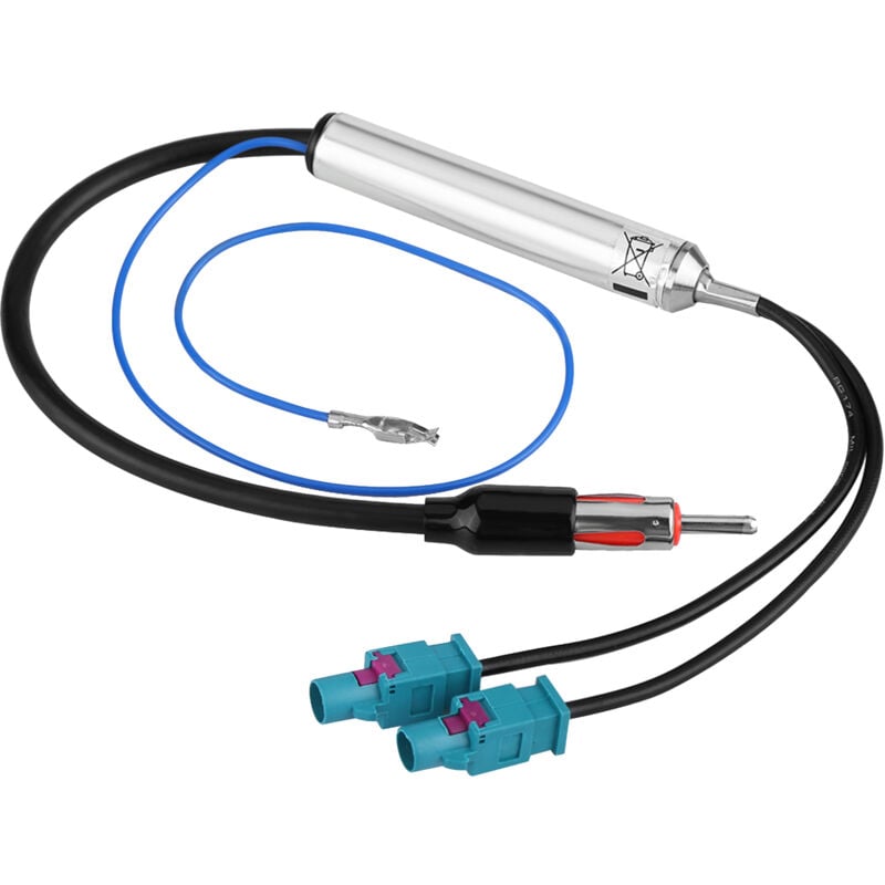 Image of Autoradio-Stereo-Antennen-Adapter, Dual-Fakra-auf-DIN-Stecker-Kabel für Audi Skoda - Jeffergarden