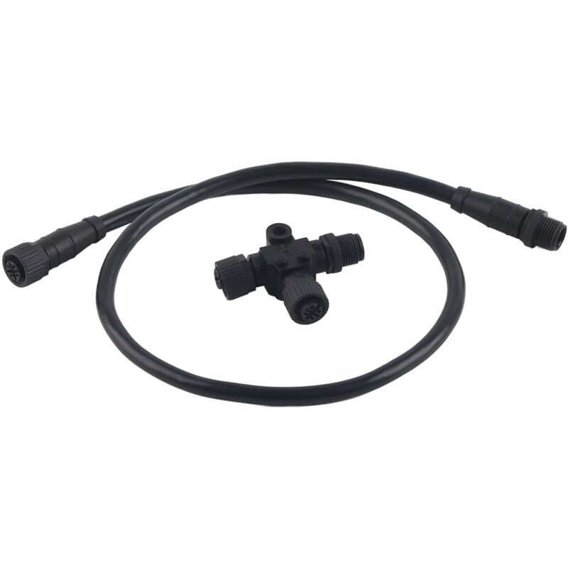 Image of Für nmea 2000 Drop Backbone-Kabel mit T-Stecker, 5-polig, wasserdicht, M12, 0,5 m, für Garmin-Netzwerke - Jeffergarden