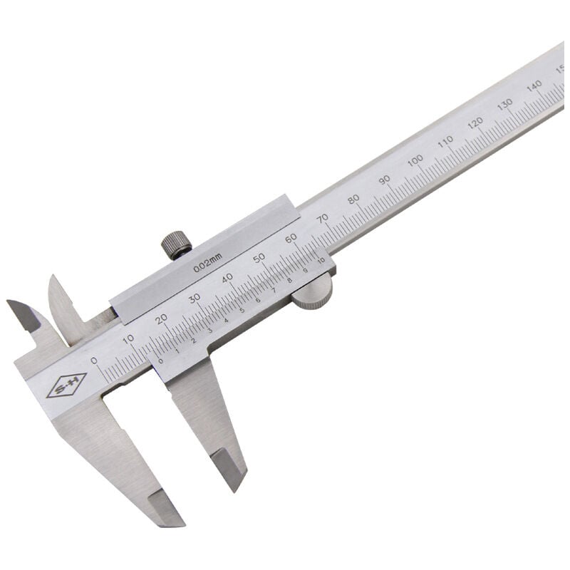 Image of Professioneller Messschieber aus Edelstahl, 150 mm, Präzisions-Digital-Messschieber aus Edelstahl, Mikrometer-Werkzeug