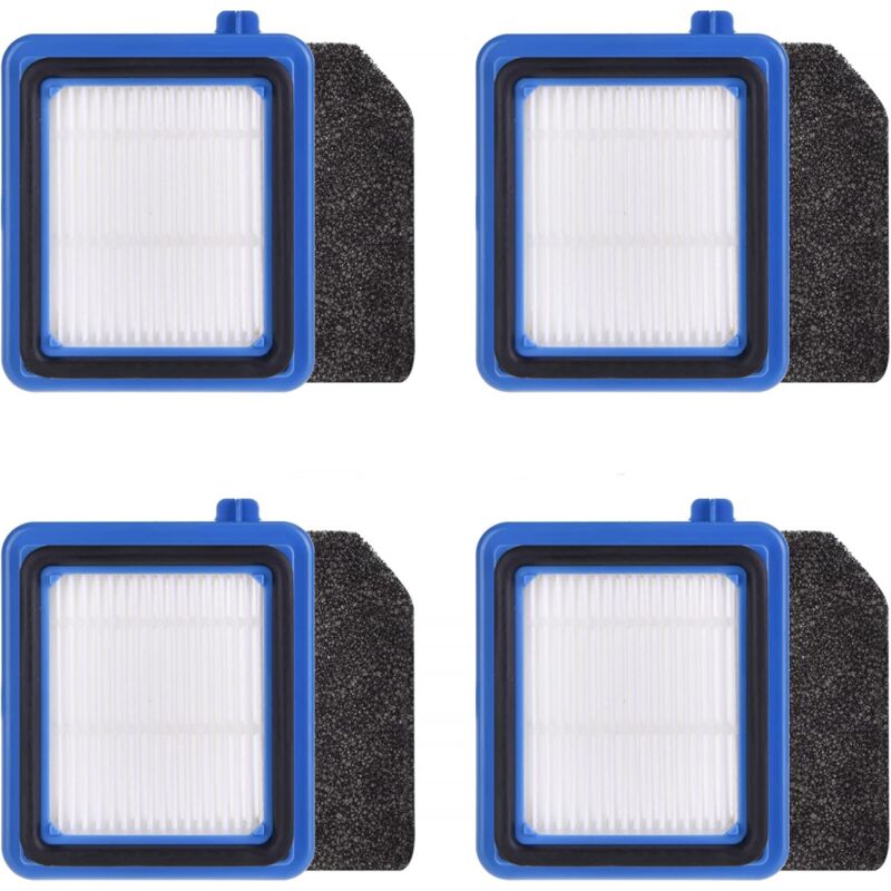 Image of QX7-Filter für aeg, 4-teiliges Filterzubehör-Set für aeg QX6, QX7, QX8-2, ASKW1, Staubsauger-Filter-Set, Ersatz-Ersatzfilter mit waschbarem Filter +