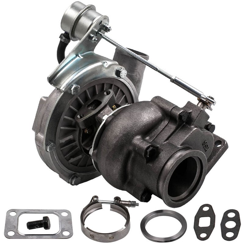 Image of Turbolader für Audi vw 1.8T VR6 T3 T4 T3T4 .63 ar v Band universal turbo chraT04E/T3/T4 .63A/R turbo turbocharger compressor 420+HP internal