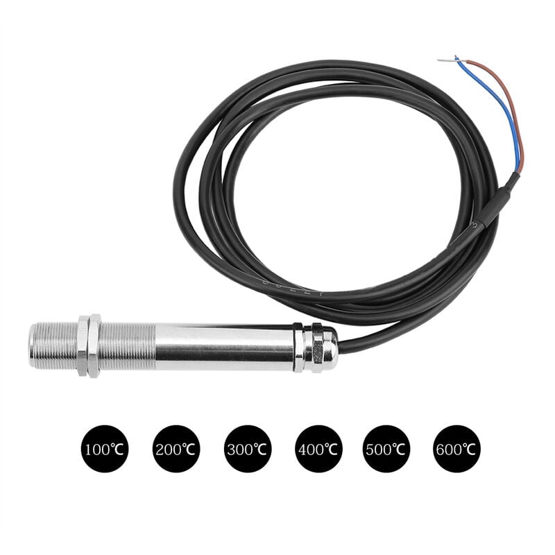 Image of Temperatursensor Sonde Festes Infrarot-Thermometer Zubehr Industrieteile 12V-24V dc 4-20mA0-300℃ - Eosnow