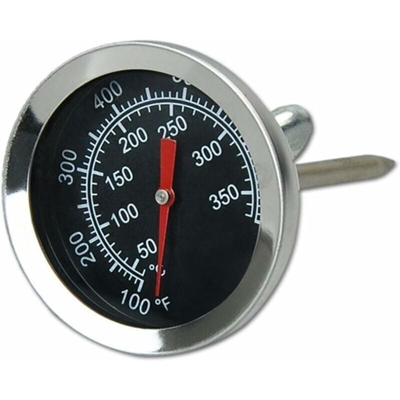 Image of Edelstahl-Ofenthermometer, Barbecue, Grill, Räucherthermometer, 50 bis 350 °c, 100 bis 700 °f (Typ a 350 °c) - Ahlsen